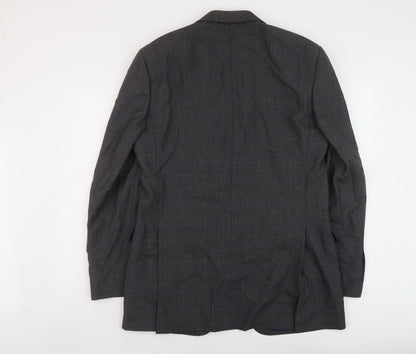 Mens UK Size 40 Marks and Spencer Regular Grey Suit Jacket