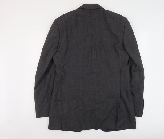 Mens UK Size 40 Marks and Spencer Regular Grey Suit Jacket