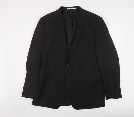 Mens UK Size 44 Blazer Regular Grey Suit Jacket