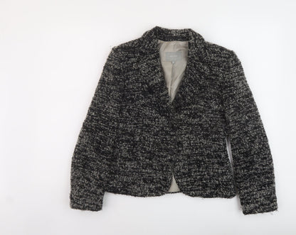 Per Una Womens Grey Jacket Size 10 Button