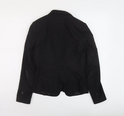 Womens UK Size 8 H&M Black Jacket