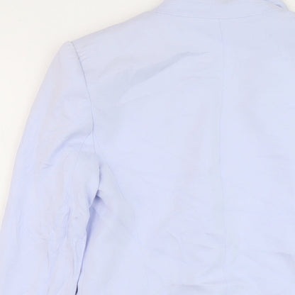 Zara Womens Blue Jacket Size XS Button