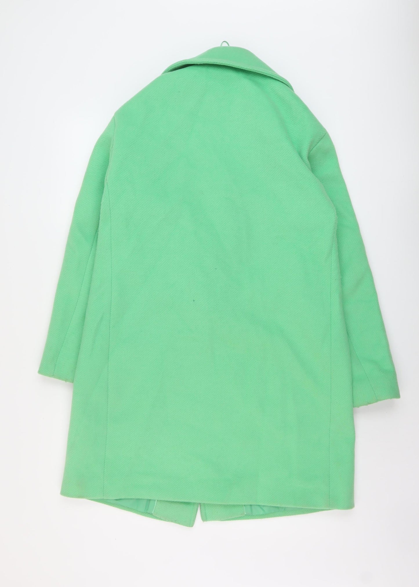Womens UK Size 8 Marks and Spencer Green Overcoat