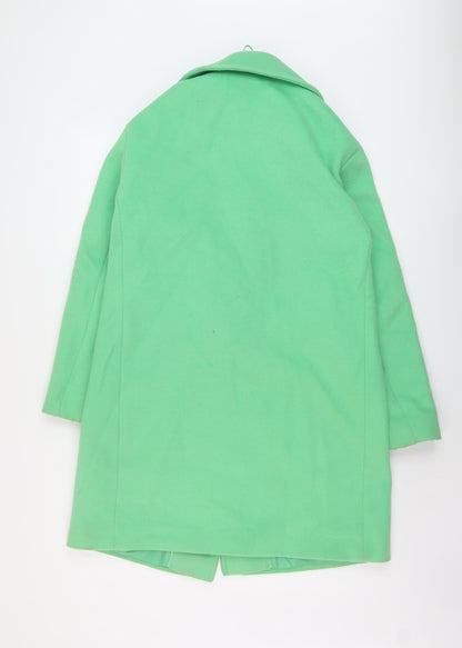 Womens UK Size 8 Marks and Spencer Green Overcoat