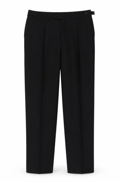Mens UK Size 38 in Brook Regular Fit  Black Trousers