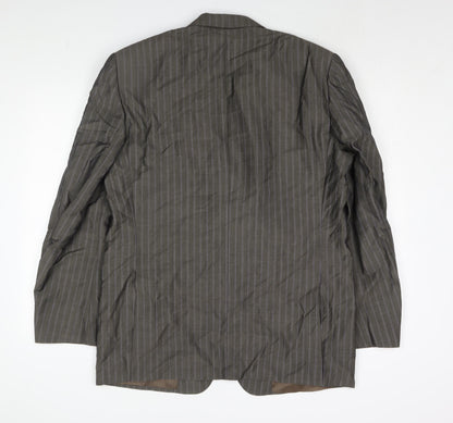Mens UK Size 42 Ermenegildo Zegna Regular Grey Suit Jacket