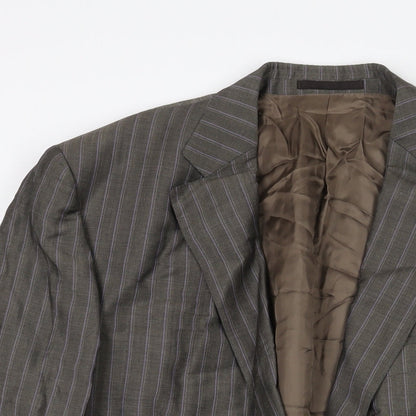 Mens UK Size 42 Ermenegildo Zegna Regular Grey Suit Jacket
