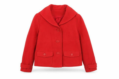 Womens UK Size S Jones New York Red Pea Coat