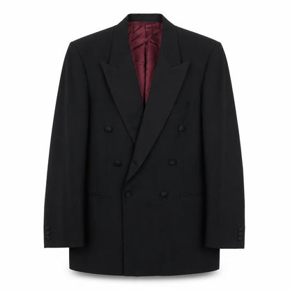 Mens UK Size 40 St Michael Regular Black Suit Tuxedo