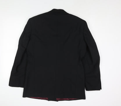 Mens UK Size 40 St Michael Regular Black Suit Tuxedo