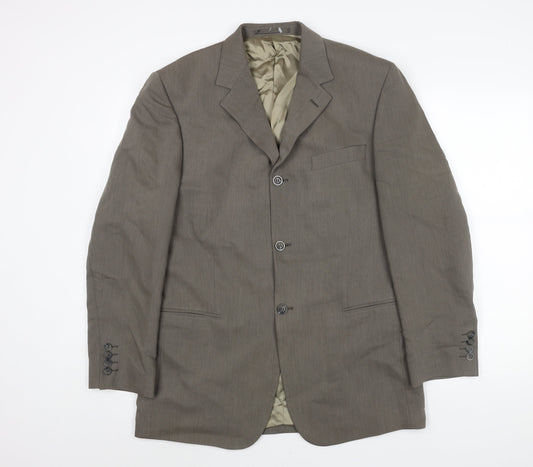 Mens UK Size 42 Tom English Regular Brown Suit Jacket