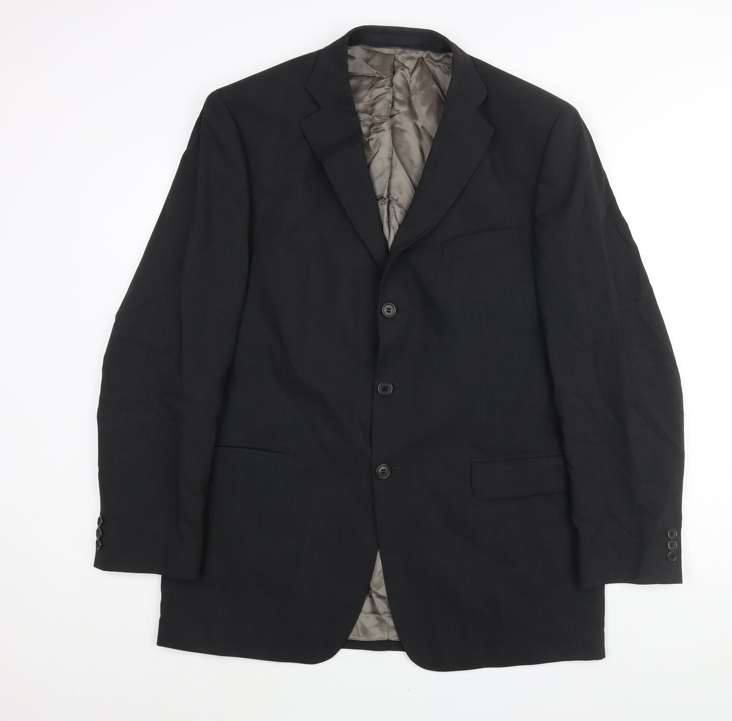 Mens UK Size 42 Marks and Spencer Regular Black Suit Jacket
