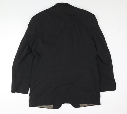 Mens UK Size 42 Marks and Spencer Regular Black Suit Jacket