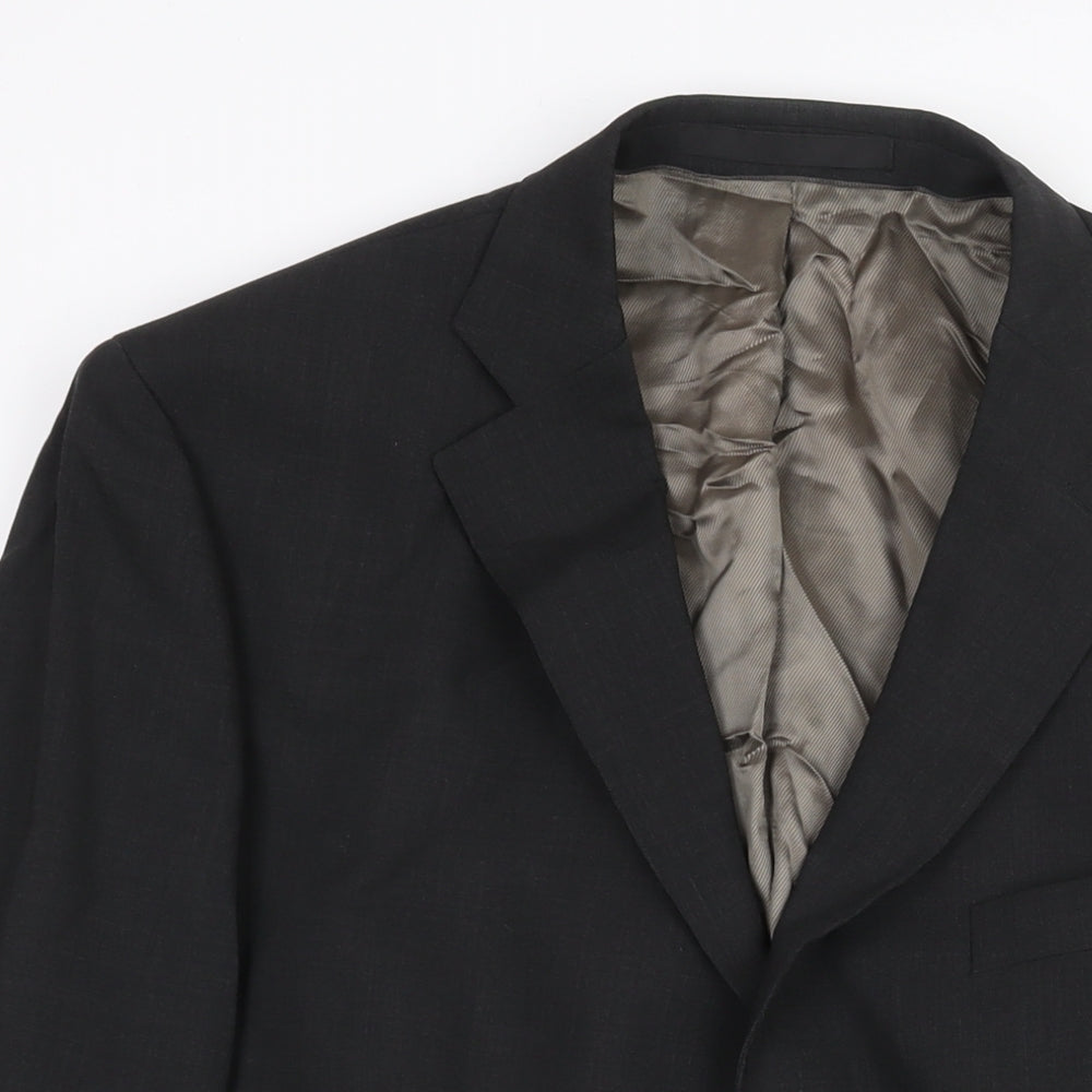 Mens UK Size 42 Marks and Spencer Regular Black Suit Jacket