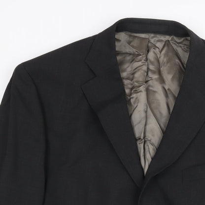 Mens UK Size 42 Marks and Spencer Regular Black Suit Jacket