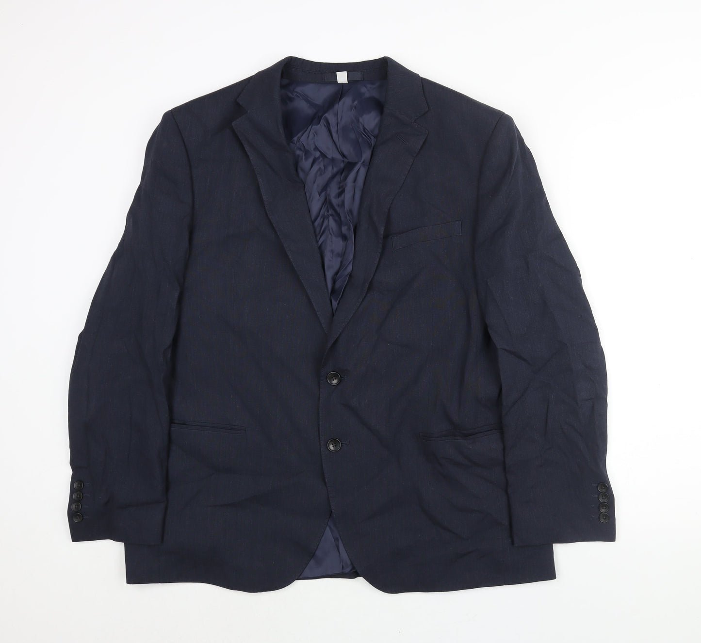 Mens UK Size 44 Marks and Spencer Regular Blue Suit Jacket