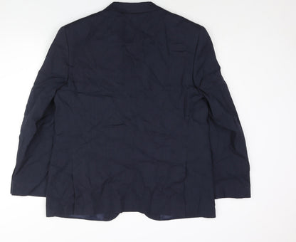 Mens UK Size 44 Marks and Spencer Regular Blue Suit Jacket