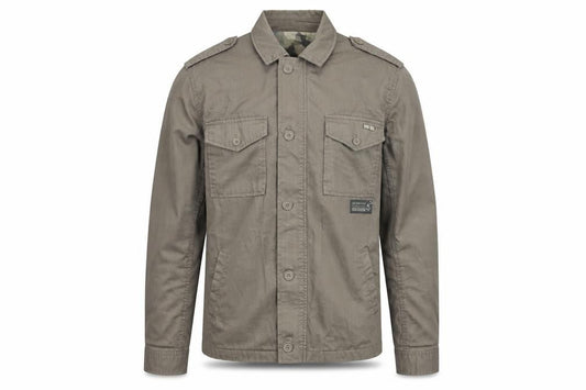 Mens UK Size L Life & Glory Brown Military Jacket