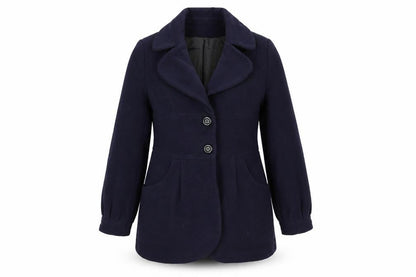 Sailor Womens Blue Overcoat Coat Size 16 Button