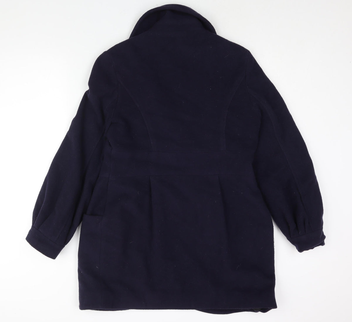 Sailor Womens Blue Overcoat Coat Size 16 Button