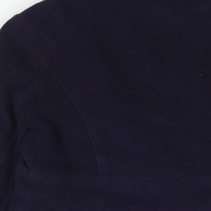 Sailor Womens Blue Overcoat Coat Size 16 Button