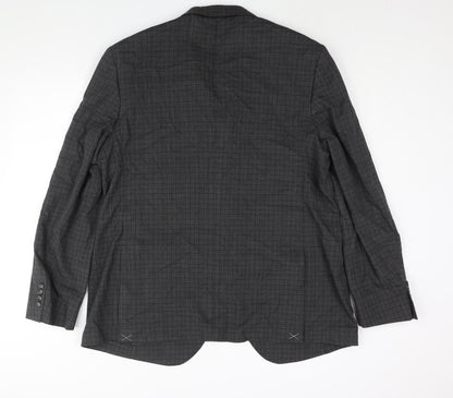 Mens UK Size 46 Marks and Spencer Regular Grey Suit Jacket