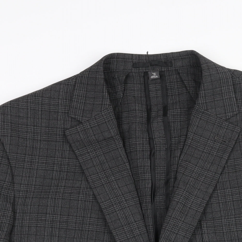 Mens UK Size 46 Marks and Spencer Regular Grey Suit Jacket