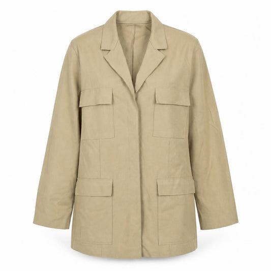 Womens UK Size 6 Liz Claiborne Beige Jacket