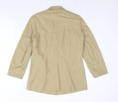 Liz Claiborne Womens Beige Jacket Size 6 Snap
