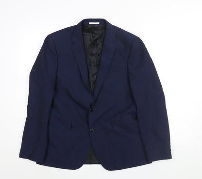 Mens UK Size 38 John Lewis Regular Blue Suit Jacket