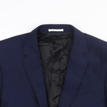 Mens UK Size 38 John Lewis Regular Blue Suit Jacket
