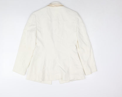 Womens UK Size 8 Planet Regular White Suit Jacket