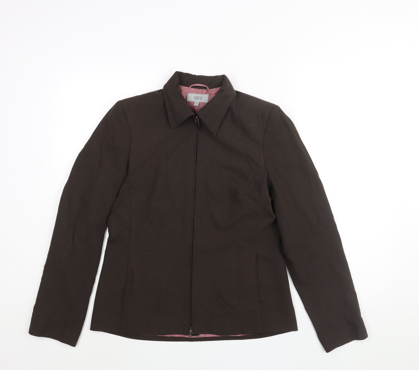 Womens UK Size 10 Marks and Spencer Brown Jacket