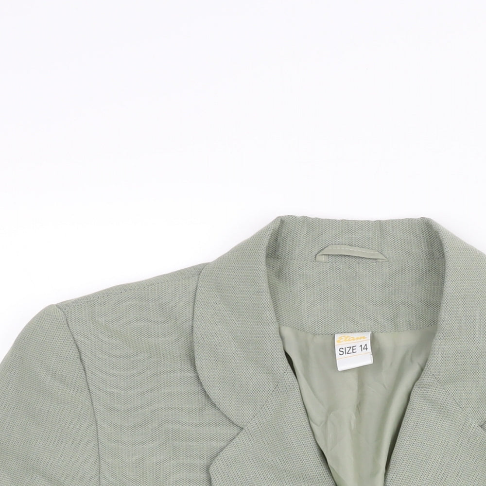 Womens UK Size 14 Etam Green Jacket