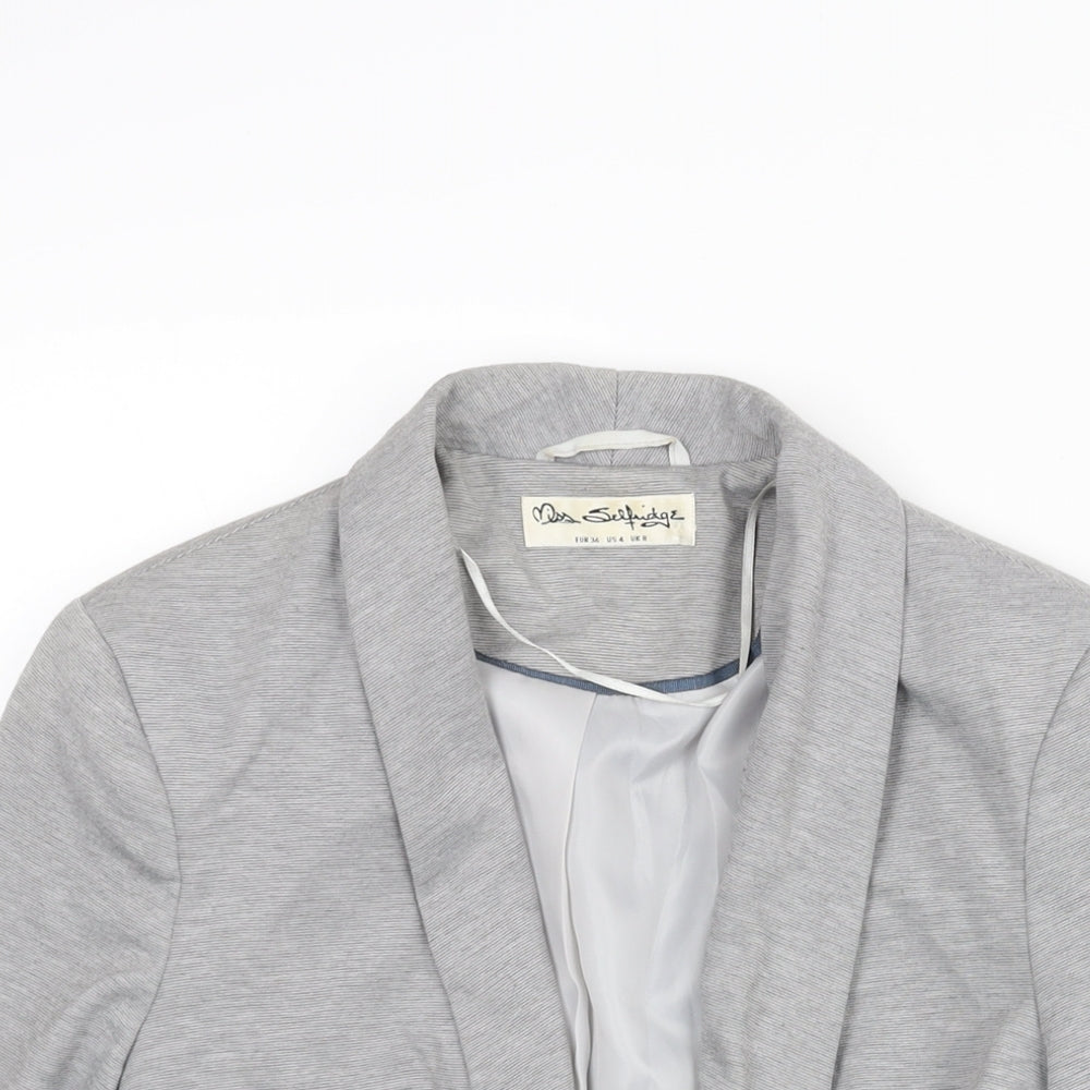 Womens UK Size 8 Miss Selfridge Grey Jacket