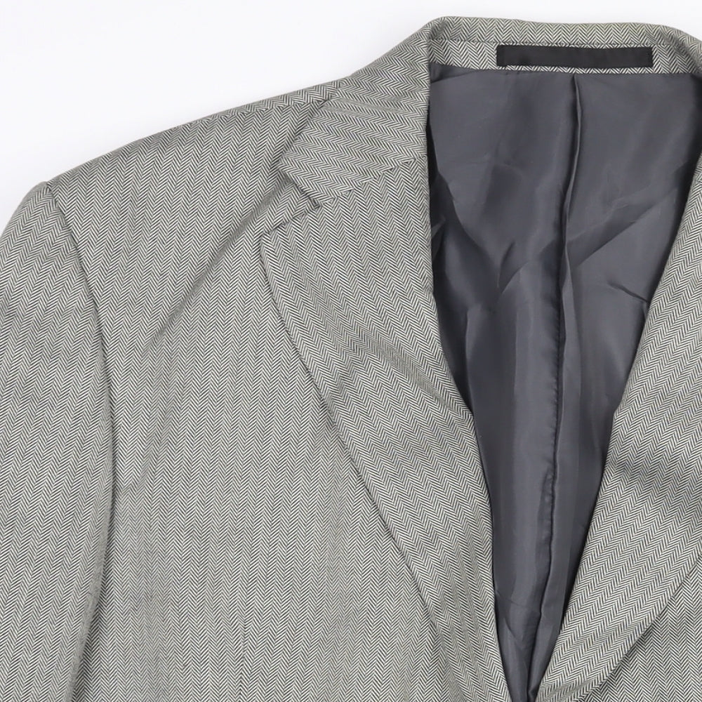 Mens UK Size 44 Marks and Spencer Regular Grey Suit Jacket