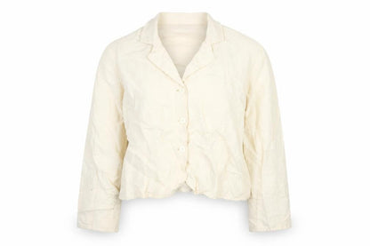 Phool Womens Ivory Floral Jacket Size 16 Button - Embroidered