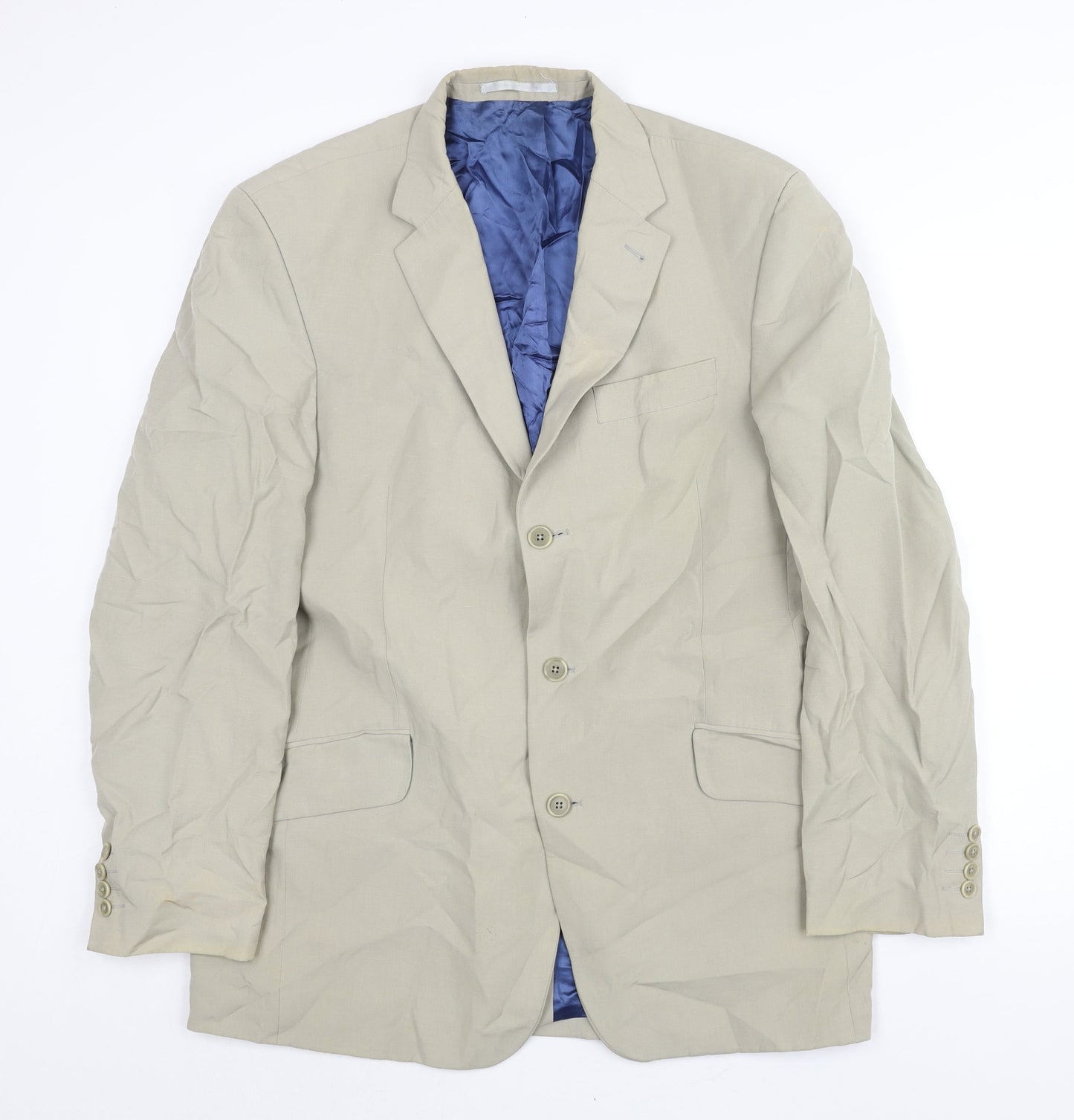 Mens UK Size 42 NEXT Regular Beige Suit Jacket