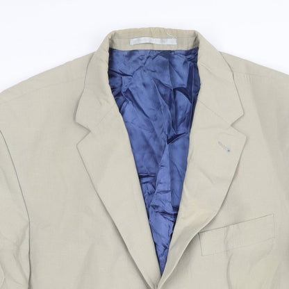 Mens UK Size 42 NEXT Regular Beige Suit Jacket