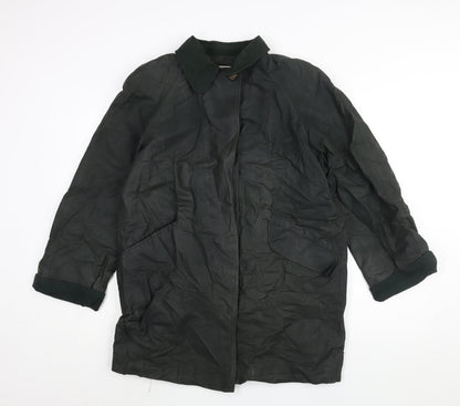 Grace Campbell Womens Green Jacket Size 10 Button - Wax
