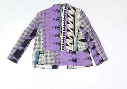 Womens UK Size 12 River Island Multicoloured Kimono Coat