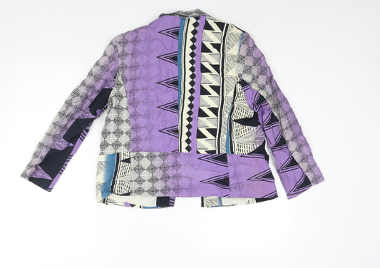 Womens UK Size 12 River Island Multicoloured Kimono Coat