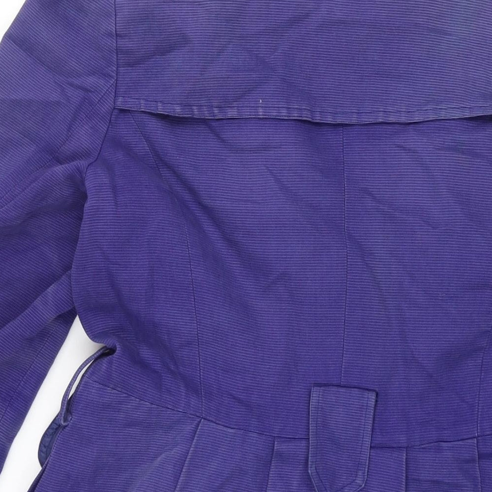 Womens UK Size L Oasis Purple Overcoat