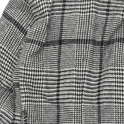 Terranova Womens Black Check Overcoat Coat Size XL Button