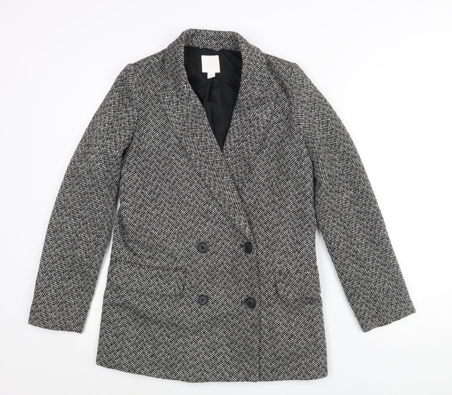 Womens UK Size 8 H&M Regular Black Blazer