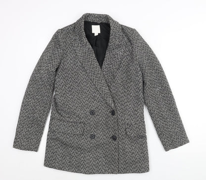 Womens UK Size 8 H&M Regular Black Blazer