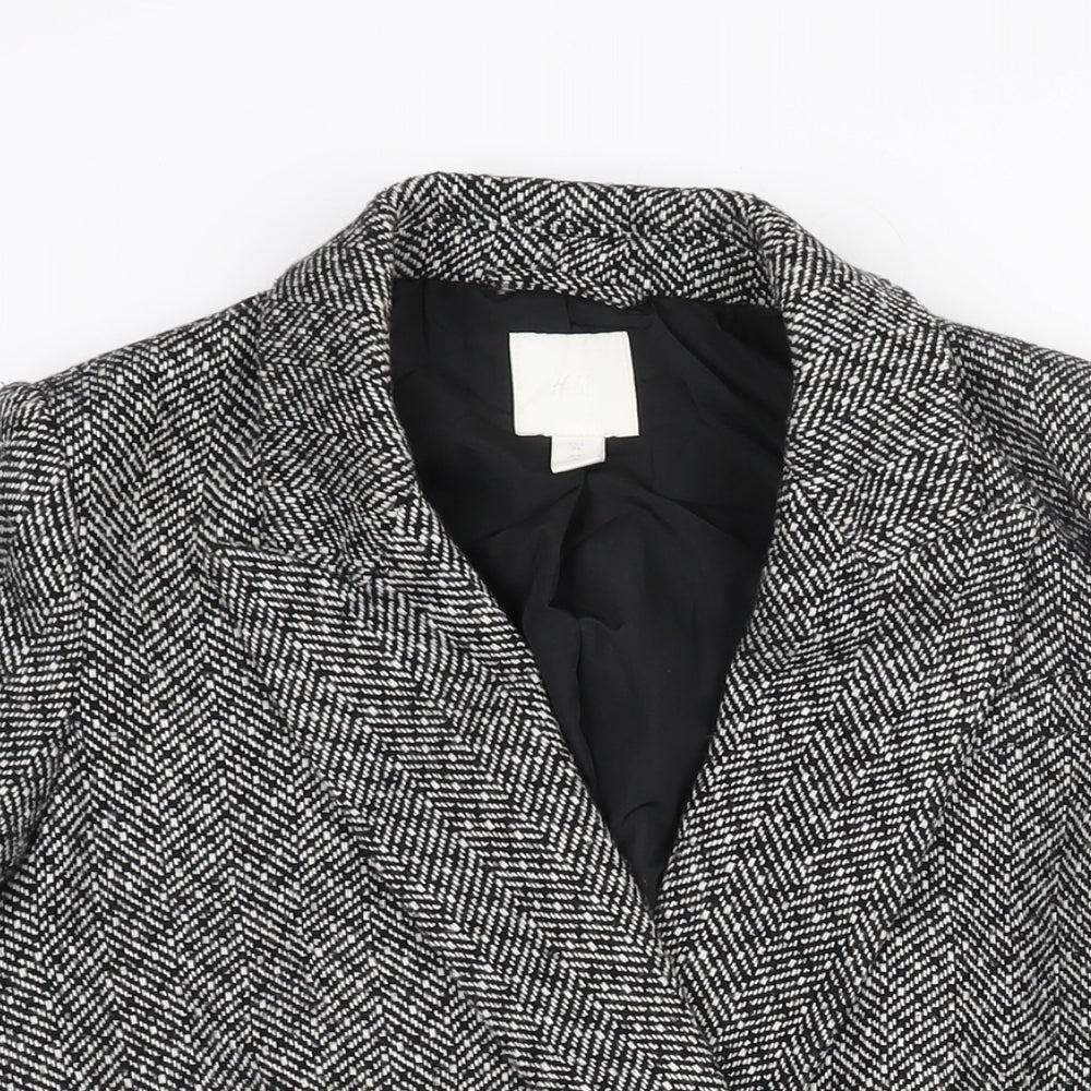 Womens UK Size 8 H&M Regular Black Blazer