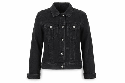 Womens UK Size 10 Denim & Co. Black Jacket
