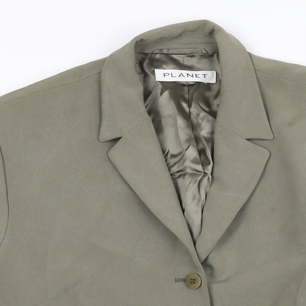 Womens UK Size 16 Planet Regular Grey Suit Jacket