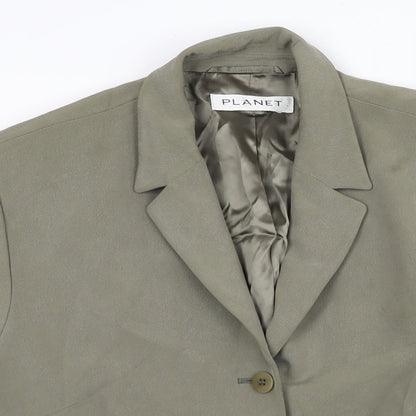Womens UK Size 16 Planet Regular Grey Suit Jacket